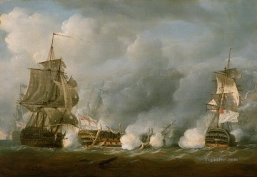 海戦 Painting - ポーコック栄光の海戦